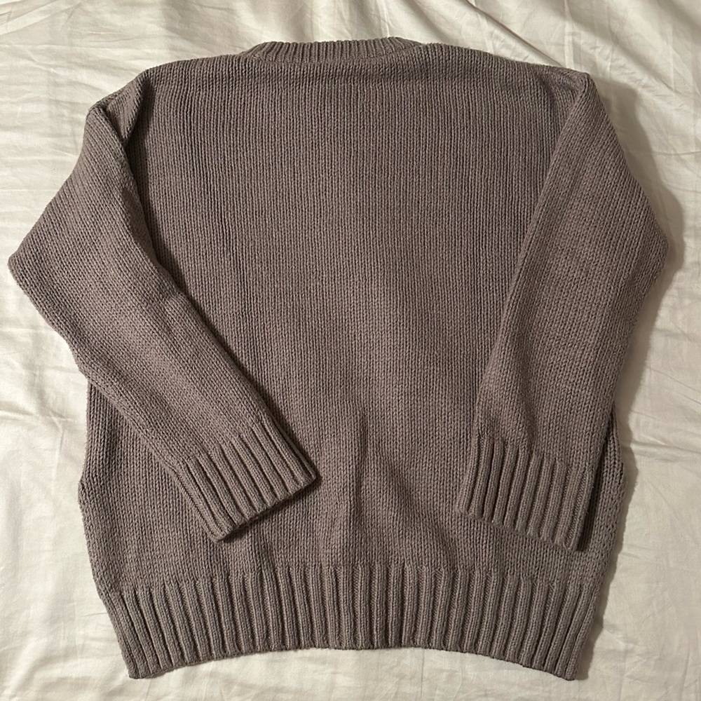 *Like New* Jenni Kayne Boyfriend Crewneck - Small - Taupe - Picture 8 of 10